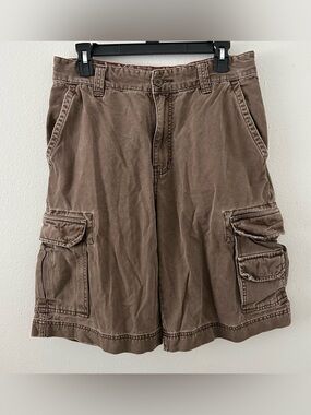 Vintage Mossimo Cargo Supply Brown Shorts Men’s Size 30 Y2K 90s Skater Grunge
